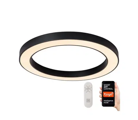 Svietidlá  NEO 07210L-LED Stmievateľné svietidlo PASTEL LED/68W/230V 95cm čierna Tuya+DO 07210L
