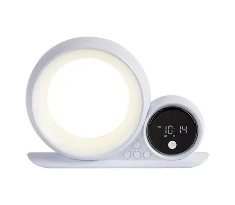 Lampy Rabalux 76109 - LED RGB Stolná lampa s reproduktorom WAKEWAY LED/5W/230V 76109