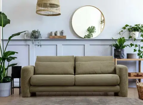 Pohovky a gauče Trojmiestna pohovka Lily Green - 3