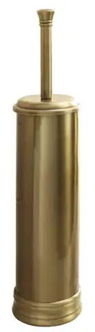 Doplnky do kúpeľne Gedy - ROMANCE WC kefa na postavenie, bronz 753344