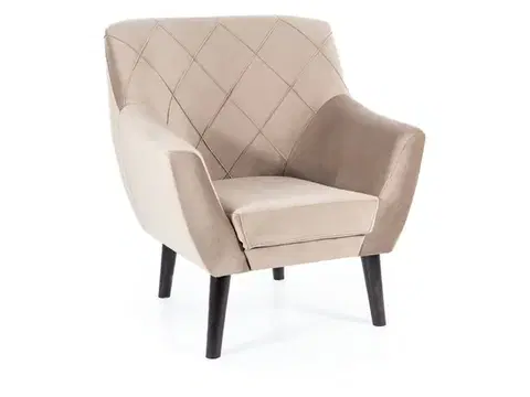 Kreslá Kreslo KIER 1 VELVET Signal