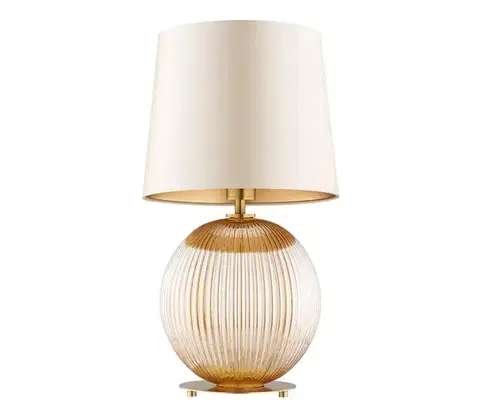 Lampy Argon 8535 - Stolná lampa HAMILTON 1xE27/15W/230V krémová/béžová 8535