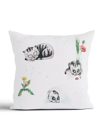 Dekoračné obliečky MKLozkoviny.sk Bavlnená obliečka na vankúš Renforcé 40 × 40 cm - Mourek-  -