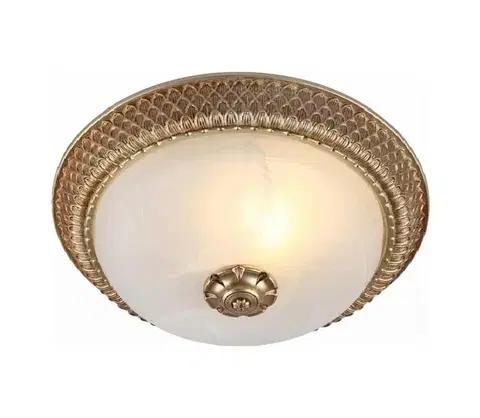 Svietidlá BRILAGI - Stropné svietidlo FRESCO 2xE27/40W/230V, priemer 30 cm, zlaté BRSX6086/2C/M