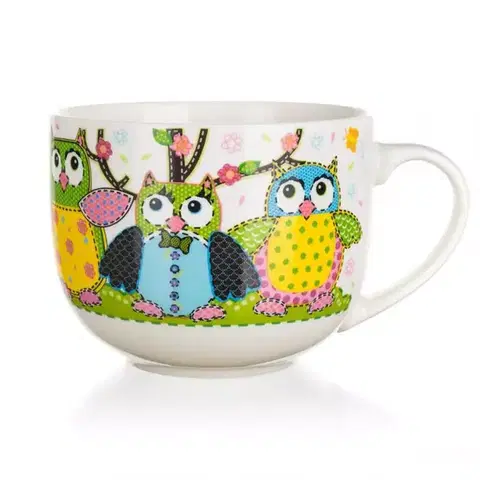 Bytové dekorácie Pohár Jumbo Owls 500 ml 60220110
