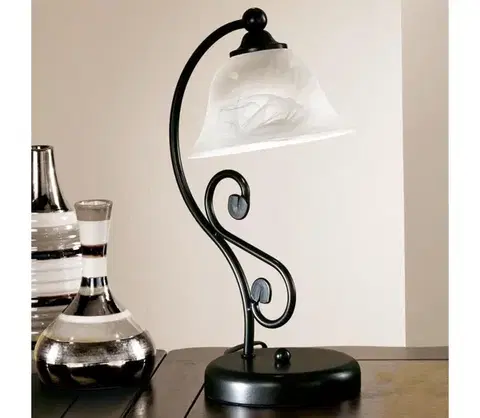 Lampy Eglo 91007 - Stolná lampa E14/40W/230V 91007