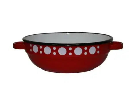 Misy a misky Kinekus Misa sedliacka smaltovaná 24 cm/2,8l dekor Bodky