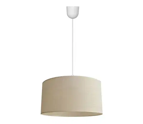 Svietidlá  Luster na lanku ALBA 1xE27/15W/230V pr. 40 cm béžová W-4020/1 EC+SCW-P WT