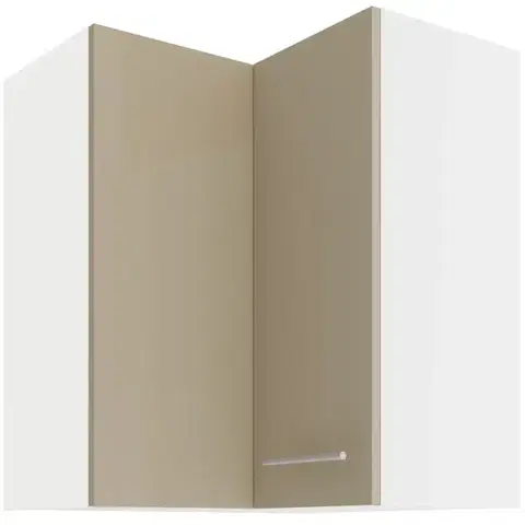 Kuchynské skrinky visiace Skrinka do kuchyne LARA CAPPUCCINO 60X60 GN-72 2F (90°)