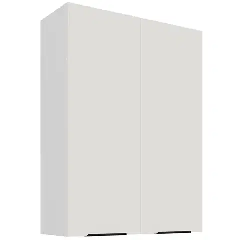 Kuchynské skrinky visiace Kuchynská skrinka Aria-Wh/Wh Anti Fingerprint 80g-108 2f