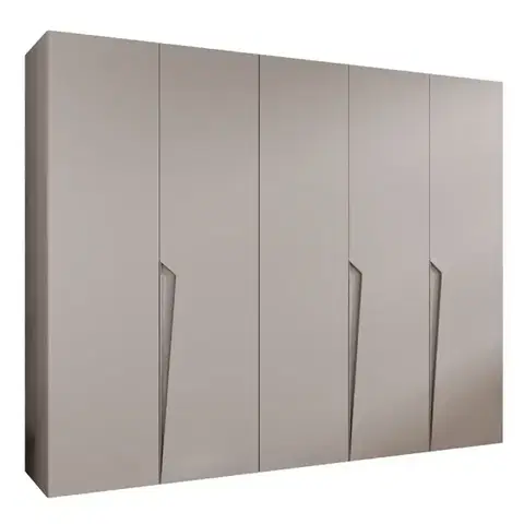 Šatníkové skrine Skriňa Piano 1-250 kašmír/kašmír
