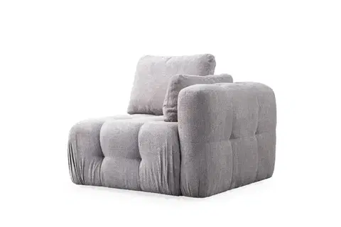 Kreslá Kreslo / Jednomiestna pohovka Amaris 1R - Light Grey