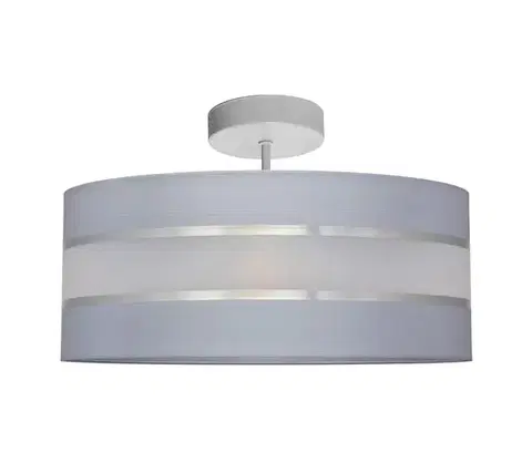 Svietidlá  Luster na tyči HELEN 3xE27/15W/230V šedá/lesklý chróm P-0804-15/3 GR+SL+MAT