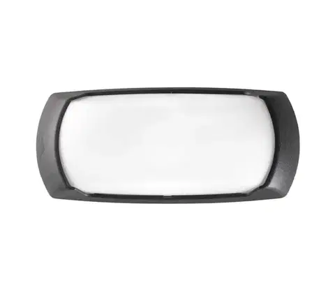 Svietidlá Ideal Lux - Vonkajšie nástenné svietidlo FELIX 1xE27/23W/230V IP66 čierna 123783