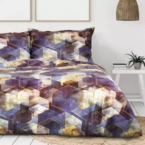 Posteľná bielizeň bavlnená saténová Obliečky Vitrage 160x200 + 70x80 (2 ks) 367060