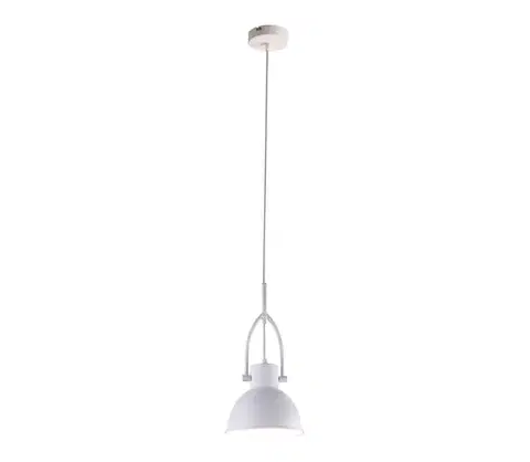Svietidlá  Luster na lanku HESTIA 1xE27/40W/230V biela PPL025W