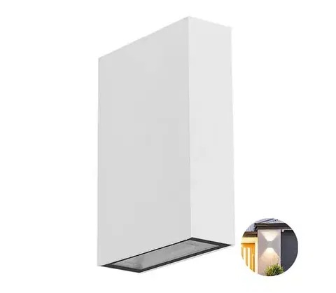 Svietidlá  LED Vonkajšie nástenné svietidlo LED/4W/230V 3000K IP65 biela 218560