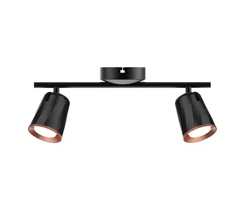 Svietidlá  LED Bodové svietidlo 2xLED/5W/230V 4000K čierna 218257