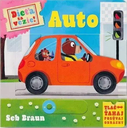 Leporelá, krabičky, puzzle knihy Dieťa sa vezie! Auto - Ruth Symons