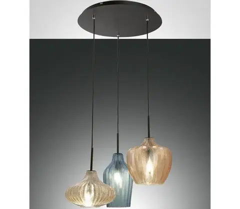 Svietidlá Fabas Luce 3725-47-363 - Luster na lanku OLBIA 3xE27/40W/230V 3725-47-363