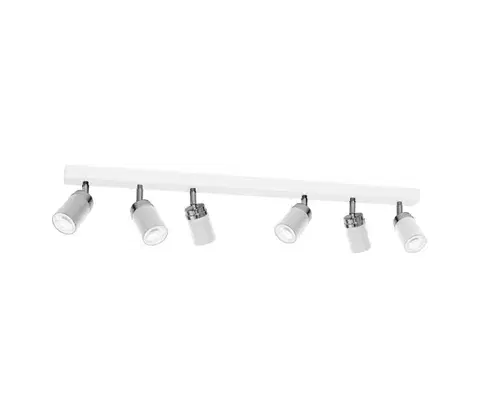 Svietidlá  Bodové svietidlo RENO 6xGU10/8W/230V biela/chróm 5140