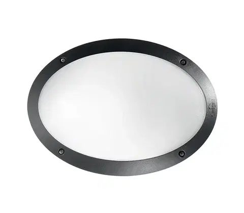 Svietidlá Ideal Lux - Technické svietidlo 1xE27/23W/230V IP66 čierna
