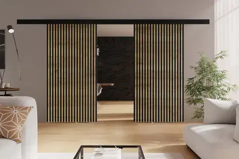 Posuvné dvere KIER Posuvné dvere BELMO DUO | 152 cm Farba: Dub craft zlatý