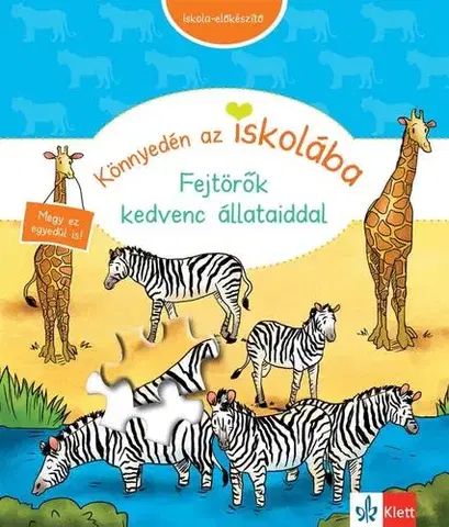 Príprava do školy, pracovné zošity Könnyedén az iskolába - Fejtörők kedvenc állataiddal - Birgit Ebbert, Dr.