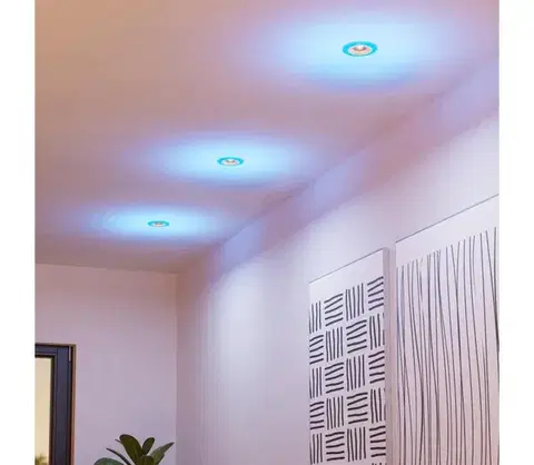 Svietidlá Eglo 901117- Sada 3x LED RGB stmievateľných kúpeľňových svietidiel CALONGE 3,8W/230V IP44 + diaľkový ovládač 901117