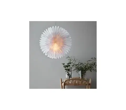 Vianočné dekorácie Markslöjd 705840 - Vianočná dekorácia SOLINA 1xE14/25W/230V pr. 58 cm biela 705840.00