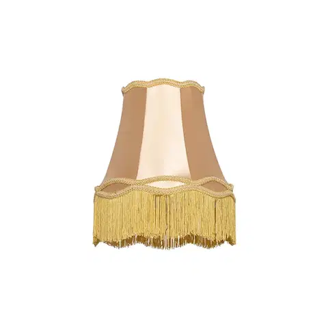 Tienidlo na lampu Lampa z látky zlatá 30 cm - Granny