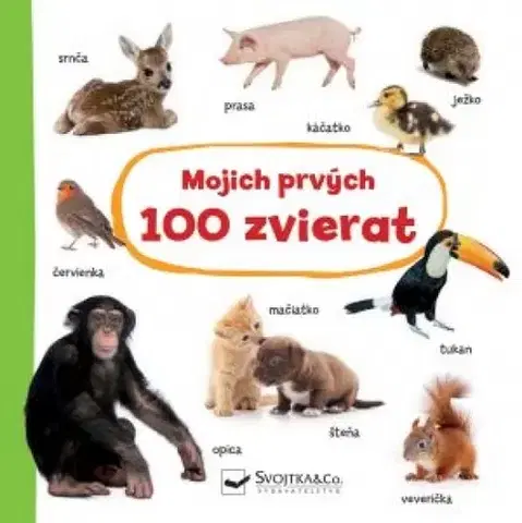 Leporelá, krabičky, puzzle knihy Mojich prvých 100 zvierat