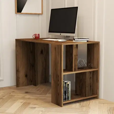 Písacie stoly Písací stôl Lima - Walnut