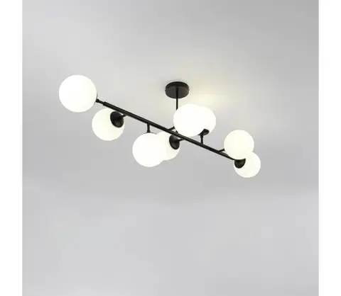 Svietidlá Light Prestige Luster na tyči DORADO 8xE14/40W/230V čierny LP-002/8P BK