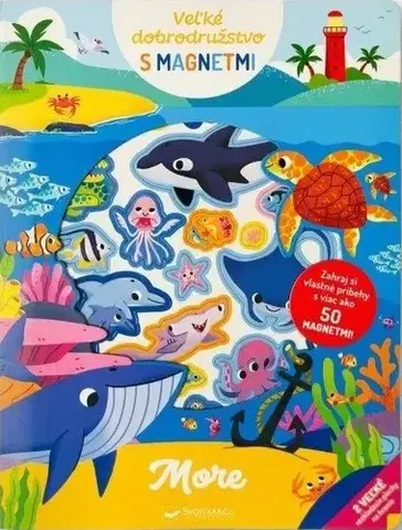 3D, magnetické, priestorové knihy Veľké dobrodružstvo s magnetmi - More - neuvedený,Mel Draws