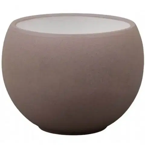 Záhrada Obal LUNA STRUKTUR d20cm hnedá mat
