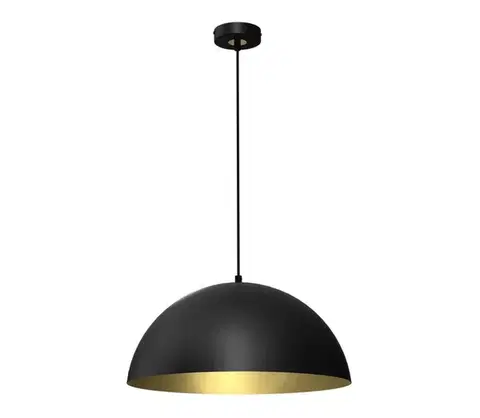 Svietidlá  Luster na lanku BETA 1xE27/60W/230V pr. 45 cm čierna MLP7973