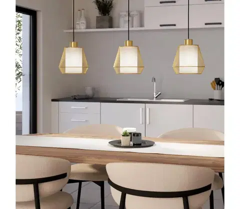 Svietidlá Eglo 900897 - Luster na lanku CIUDADELA 3xE27/40W/230V 900897