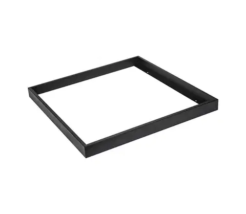 Svietidlá  Kovový rám na inštaláciu LED panelov 600x600 mm čierna 035050_FRAME_BLACK