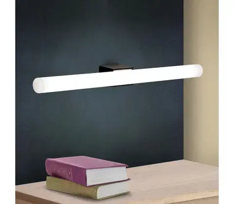Svietidlá Orion Soff 3-484 - LED Nástenné svietidlo VISAGIST 1xS14d/8W/230V čierna Soff 3-484 schwarz/Metall