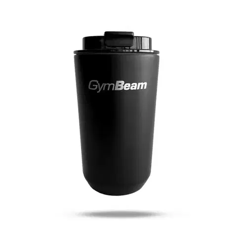 Športové fľaše GymBeam Termohrnček Adventure Black 380 ml
