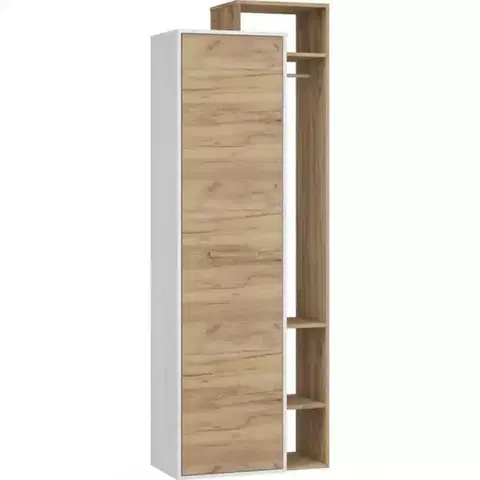 Skrine do izieb Skriňa RIO P1D craft biela/zlatý