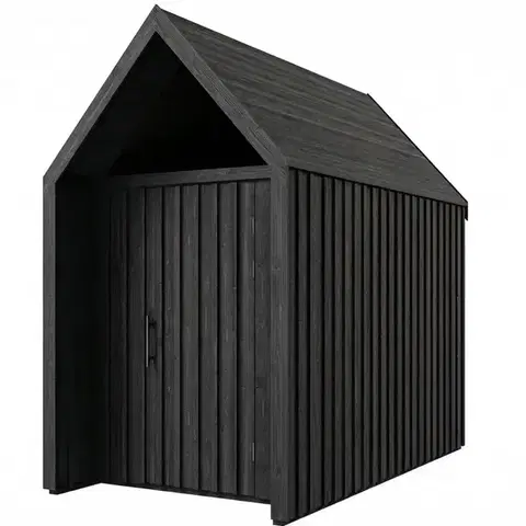 Drevené domčeky na záhradu Záhradný domček Swedish Barn 1629 čierna V4