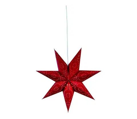 Vianočné dekorácie Markslöjd 700122 - Vianočná dekorácia SATURNUS 1xE14/25W/230V pr. 45 cm červená 700122