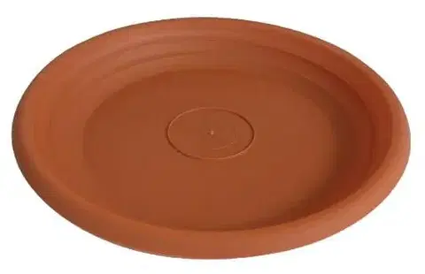Kvetináče a truhlíky Kinekus Plastová miska pod kvetináč,120mm, terakota, MADEIRA