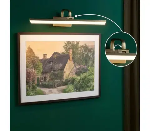 Svietidlá Paulmann 95570 - LED/11W Svietidlo na obrazy RENAN 230V 60 cm mosadz 95570