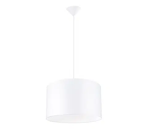 Svietidlá  SL.1404 - Luster na lanku NOVA 1xE27/15W/230V pr. 40 cm biela SL.1404