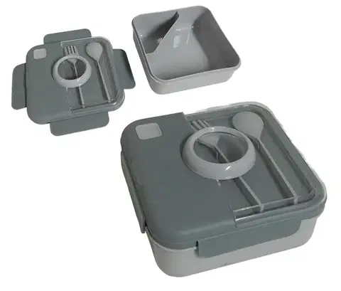 Desiatové boxy MAKRO - Box desiatový 1250ml 17x17x9cm