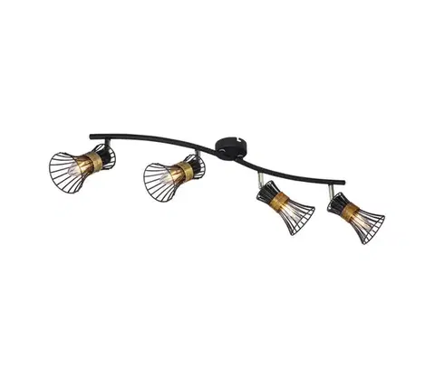 Svietidlá Globo 54814-4 - Bodové svietidlo PURRA 4xE14/40W/230V 54814-4