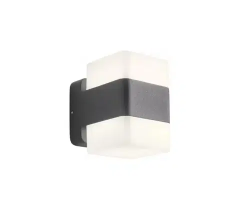 Svietidlá Redo 90492 - LED Vonkajšie nástenné svietidlo TOK LED/14,8W/230V IP44 antracit 90492